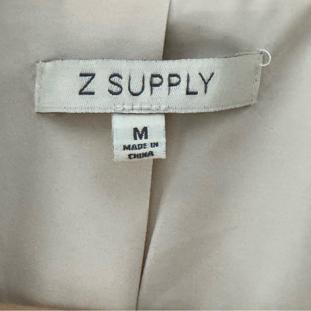 Z Supply Chateau Linen Blazer Med Beige Marled Textured Minimalist Classic Chic - Picture 14 of 14